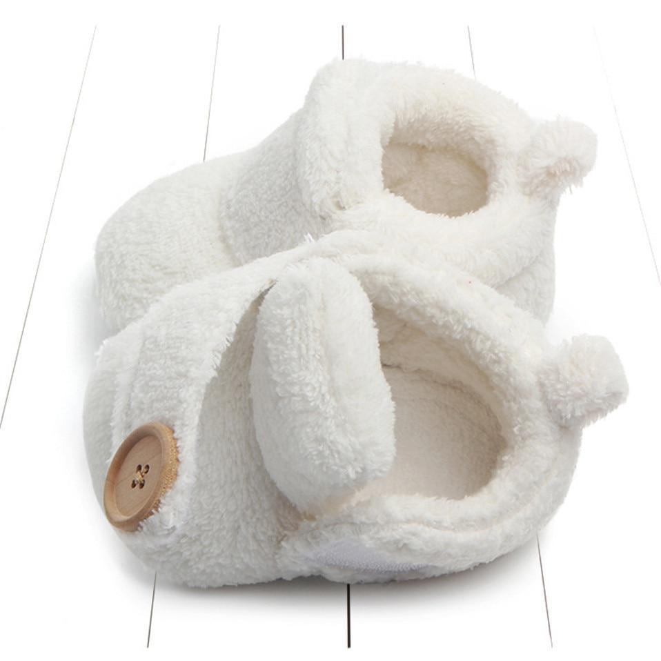Chaussures de premier pas pour bébé, chaussons souples, chaussures mignonnes, chaussures d'hiver antidérapantes, chaussures chaudes d'automne confortables pour bébé