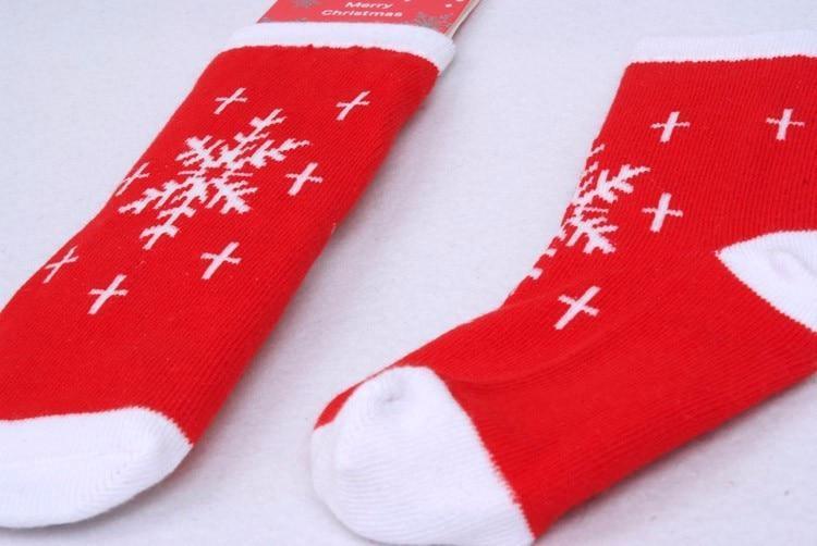 Chaussettes de Noël en Coton Moderne pour Bébé, Motif de Dessin Animé, Chaussettes Décontractées pour Bébés Filles et Enfants