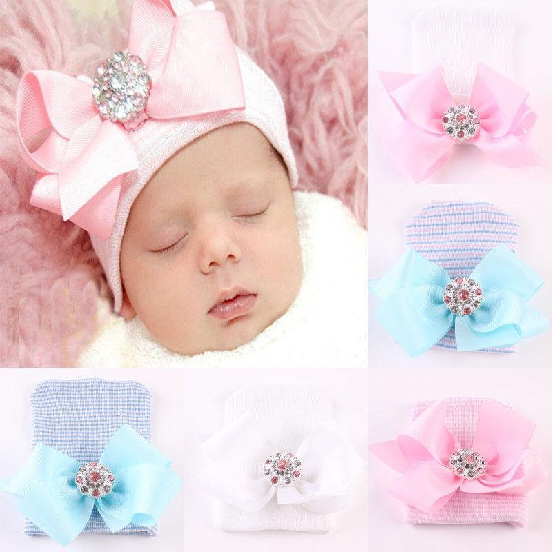 Joli nouveau bonnet confortable à nœud papillon pour bébé fille, au design élégant, bonnet de mode pour bébés