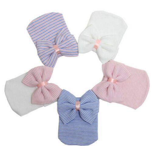 Nouveau-né tout-petit enfants garçons filles turban coton bonnet hiver casquette adaptée aux bébés filles enfants