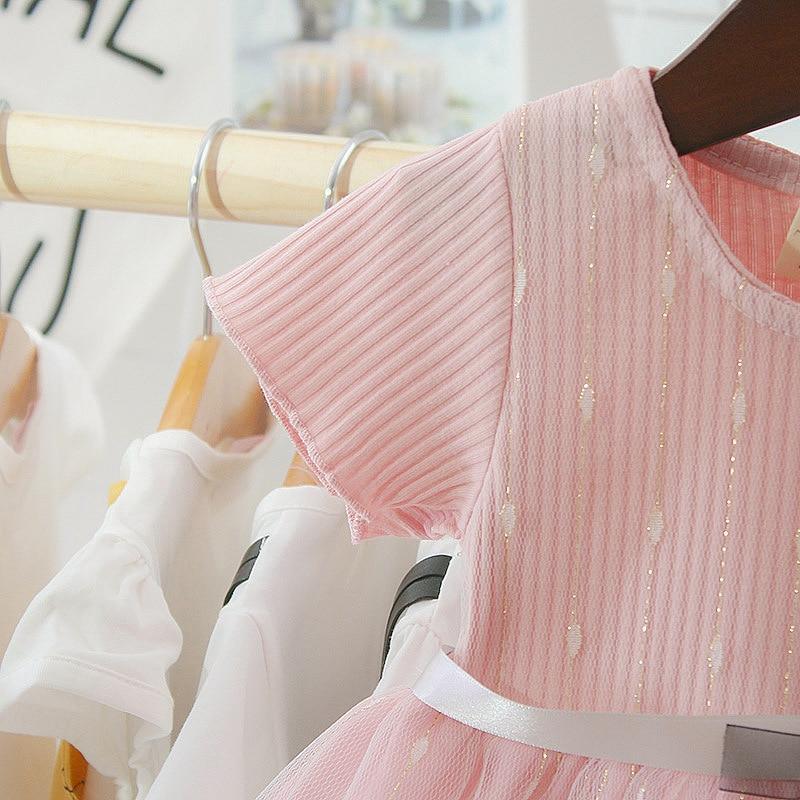 Robes Tutu en Coton pour Bébé Fille, Tenues d'Été Décontractées Modernes, Robes de Princesse pour Enfant