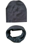 Bonnets et écharpes en coton tricotés pour bébés garçons et filles, ensemble pour nourrissons, tout-petits et enfants