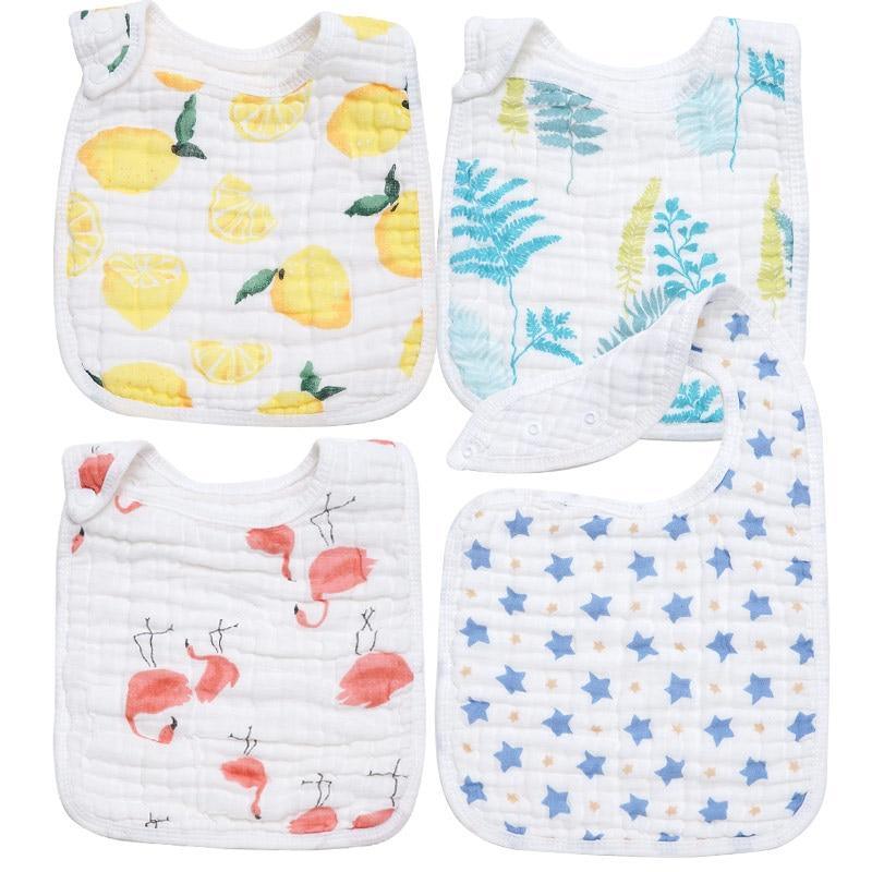 Bavoir Bébé en Coton pour l'Alimentation des Tout-petits, Bavoir Durable Multifonctionnel, Serviette à Salive, Foulard et Bandanas