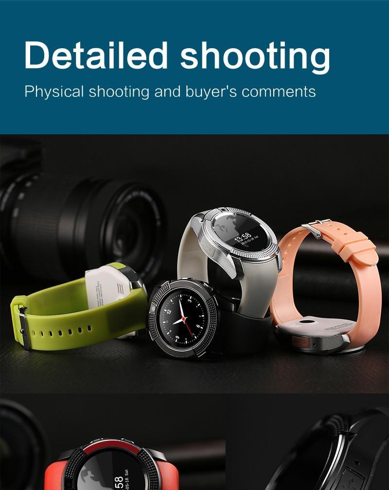 Montre intelligente de sport célèbre avec carte SIM pour systèmes Android et IOS avec caméra, appels, composition d'appels et moniteur de fréquence cardiaque.