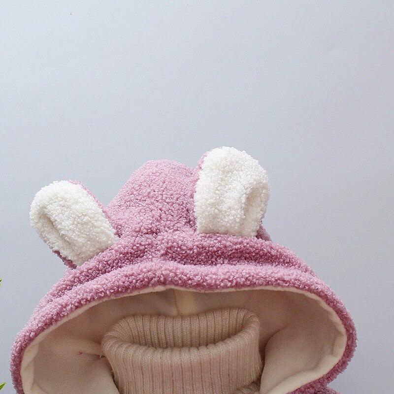 Manteaux d'hiver pour bébés filles, vêtements d'extérieur épais en velours pour nouveau-nés, sweats à capuche pour tout-petits avec motif cœur pour filles et bébés