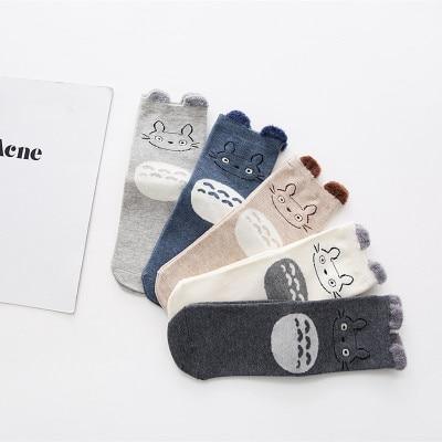Lot de 5 paires de chaussettes bébé 100 % coton unisexe pour filles et garçons, douces et chaudes, motif dessin animé