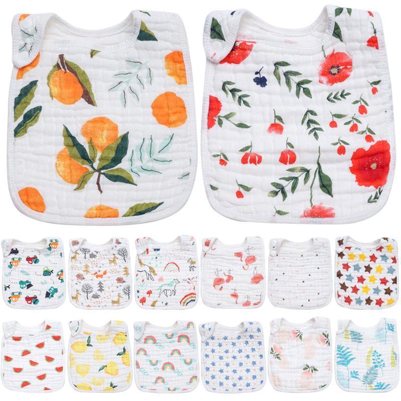 Bavoir Bébé en Coton pour l'Alimentation des Tout-petits, Bavoir Durable Multifonctionnel, Serviette à Salive, Foulard et Bandanas