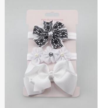 Bandeau Élastique Bébé Fait Main Rétro Vintage Nœud Papillon Fleur Accessoire Cheveux Nourrisson Tout-Petit Pour Bébé