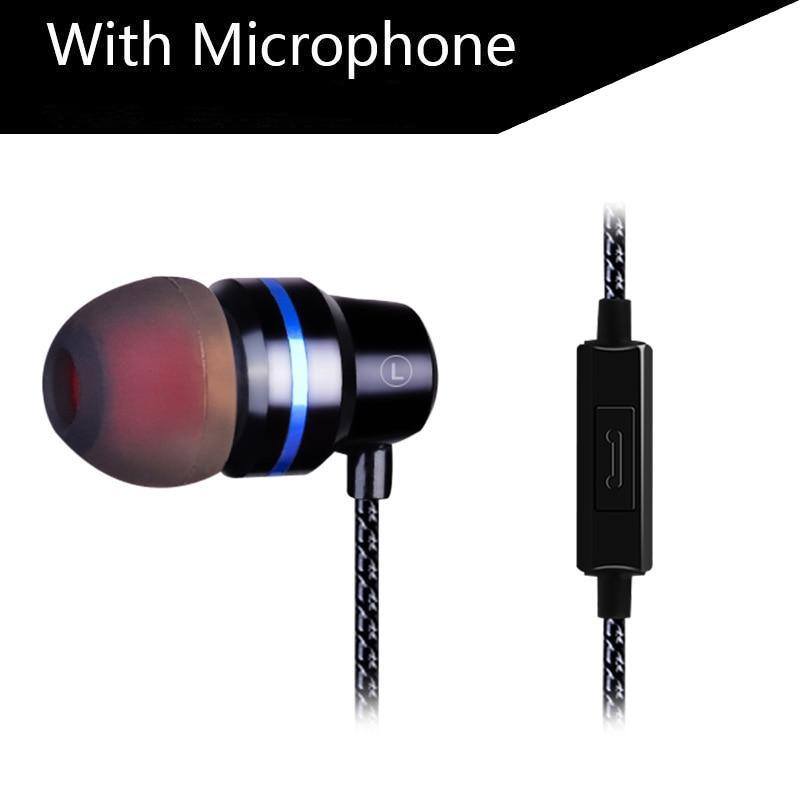 Écouteurs intra-auriculaires STEVVEX pour téléphone, stéréo, basse, casque filaire en métal, écouteurs HiFi avec micro pour téléphones portables