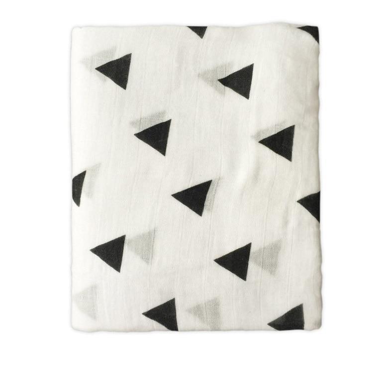 Lange d'emmaillotage multi-usage en bambou et coton pour bébé fille et garçon