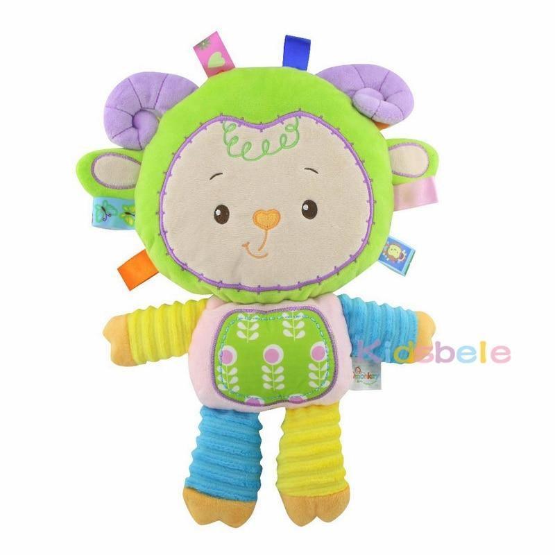 Jouets pour bébés Hochets Anneau de dentition doux en peluche Jouets éducatifs pour bébés et nourrissons