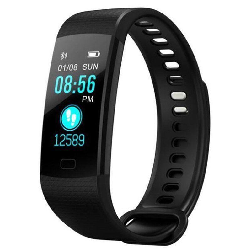 Montre intelligente Sport Fitness Activité Cardiofréquencemètre Tensiomètre Bracelet étanche IP67 Podomètre pour iOS Android