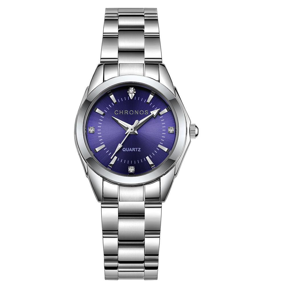 Nouvelles Montres Quartz de Luxe STEVVEX pour Femmes, en Acier Inoxydable et Strass, Montre d'Affaires pour Dames avec Mouvement à Quartz Japonais pour Femmes et Filles
