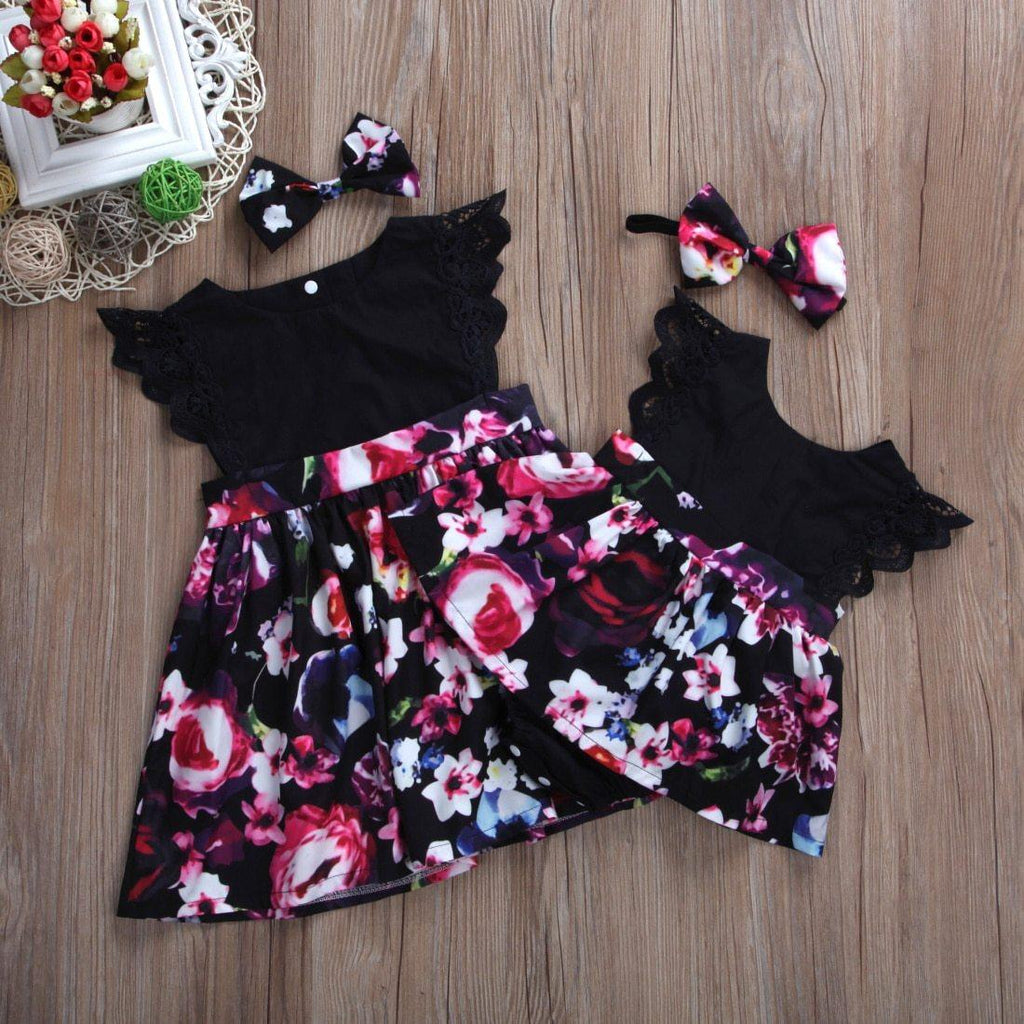 Barboteuse de luxe tendance pour bébé fille, robe tutu, bandeau, tenues florales, robe de soirée en fleurs, design intéressant avec nœud