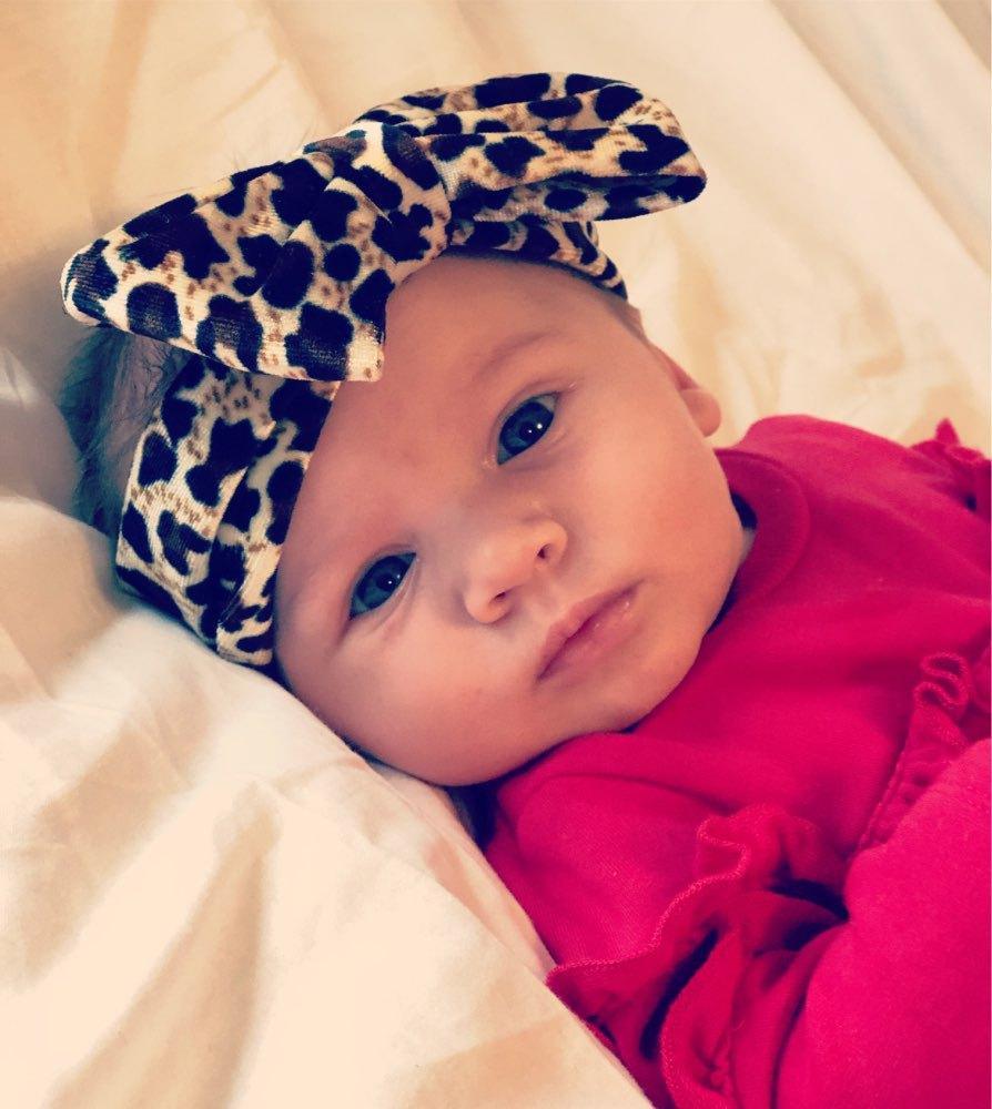 Bandeau moderne pour bébé avec nœud pour fille, motifs léopard pour nouveau-né, tout-petit, turban, accessoires pour cheveux de bébé