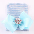 Joli nouveau bonnet confortable à nœud papillon pour bébé fille, au design élégant, bonnet de mode pour bébés
