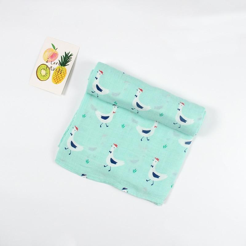 Lange d'emmaillotage multi-usage en bambou et coton pour bébé fille et garçon