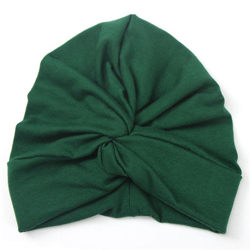 Chapeau Bébé Coton Doux Turban Nœud Fille Chapeau d'été Style Bohème Casquette Nouveau-né Enfant pour Filles