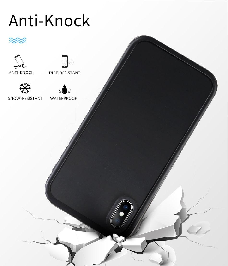 Étui sous-marin pour iPhone, coque antichoc, étanche pour la plongée, pour iPhone 12, 11 Pro Max, XS MAX, XR. Coque intégrale antichoc pour iPhone 12 Pro Max avec protecteur d'écran anti-poussière pour iPhone.