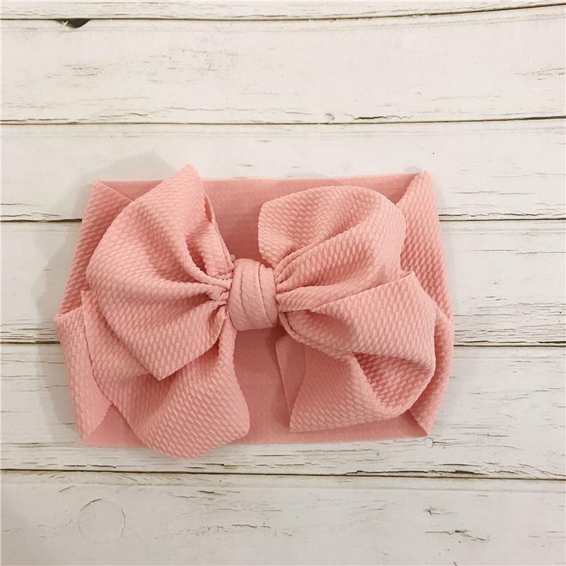 Bandeau de tête réglable de luxe moderne avec grand nœud pour bébé, bandeaux à nœud supérieur, turban pour cheveux avec nœud surdimensionné pour nouveau-nés, pour filles