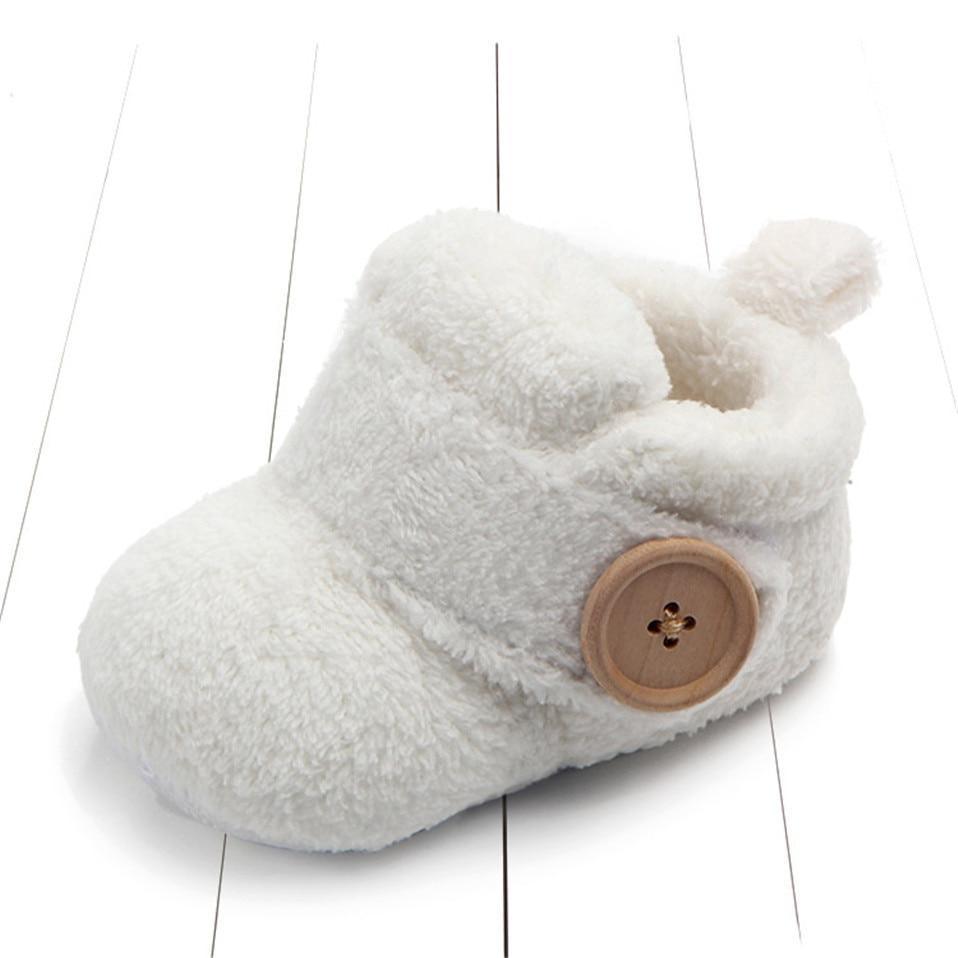 Chaussures de premier pas pour bébé, chaussons souples, chaussures mignonnes, chaussures d'hiver antidérapantes, chaussures chaudes d'automne confortables pour bébé