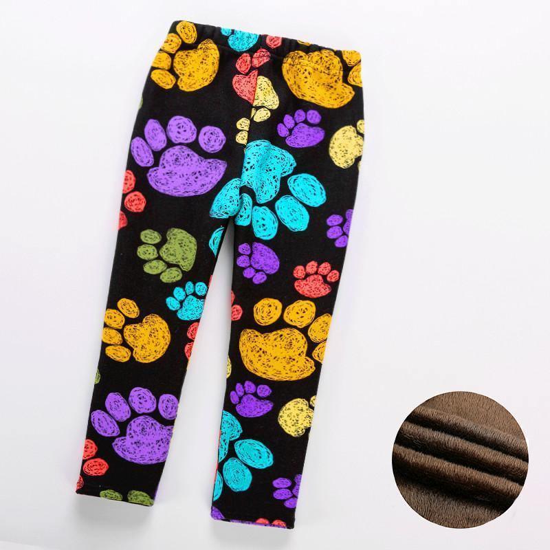 Legging Épais Luxe Moderne Enfant Fille Garçon Automne Hiver Pantalon Doublé Bébé Fille Garçon Vêtement Enfant Fille