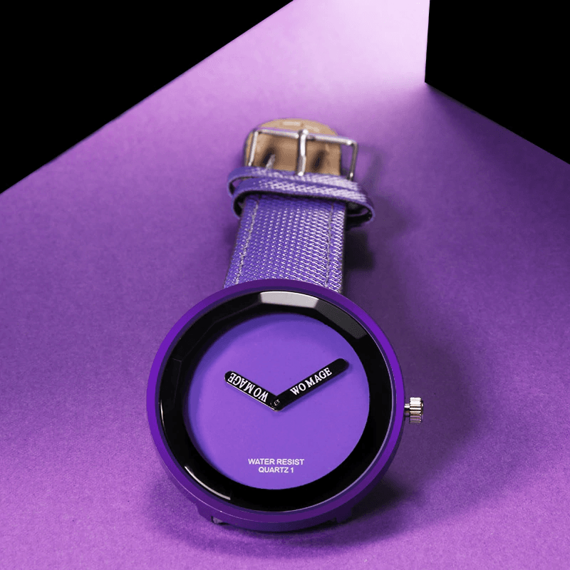Montre en cuir pour femme et fille – Montre simple