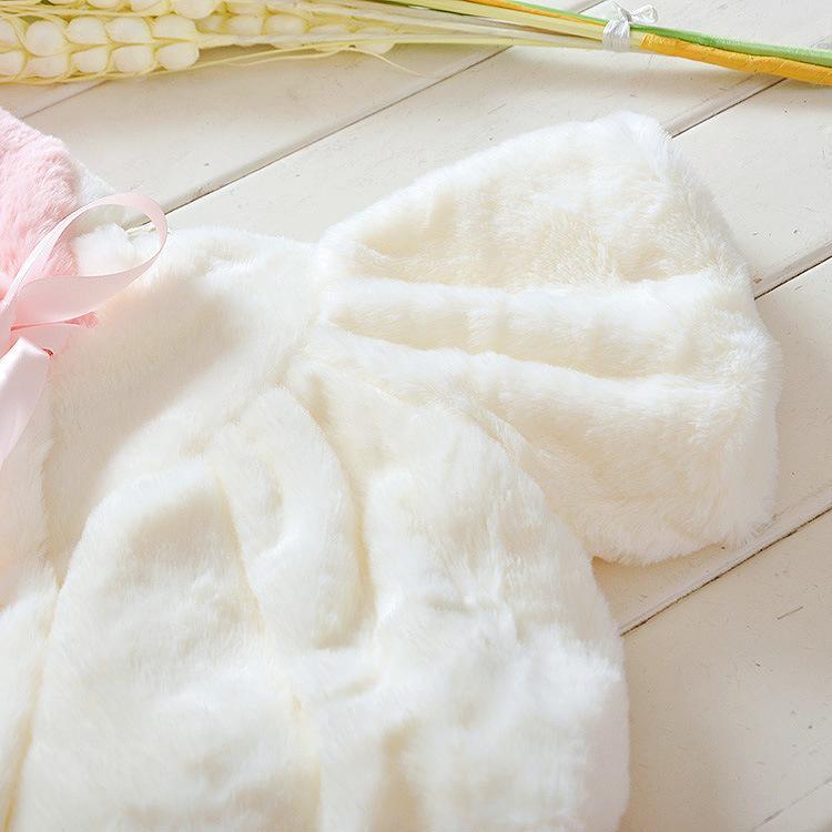 Vestes pour bébés filles Mignonnes à capuche Princesse Manteau chaud en fourrure pour enfants Vêtements d'extérieur pour filles Manteau en coton moderne pour bébés et enfants