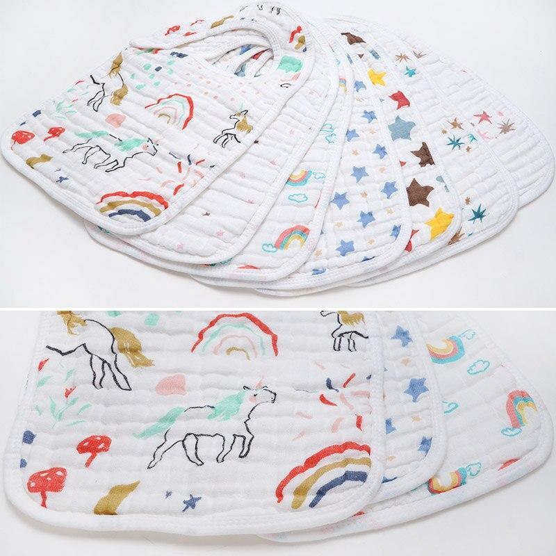 Bavoir Bébé en Coton pour l'Alimentation des Tout-petits, Bavoir Durable Multifonctionnel, Serviette à Salive, Foulard et Bandanas