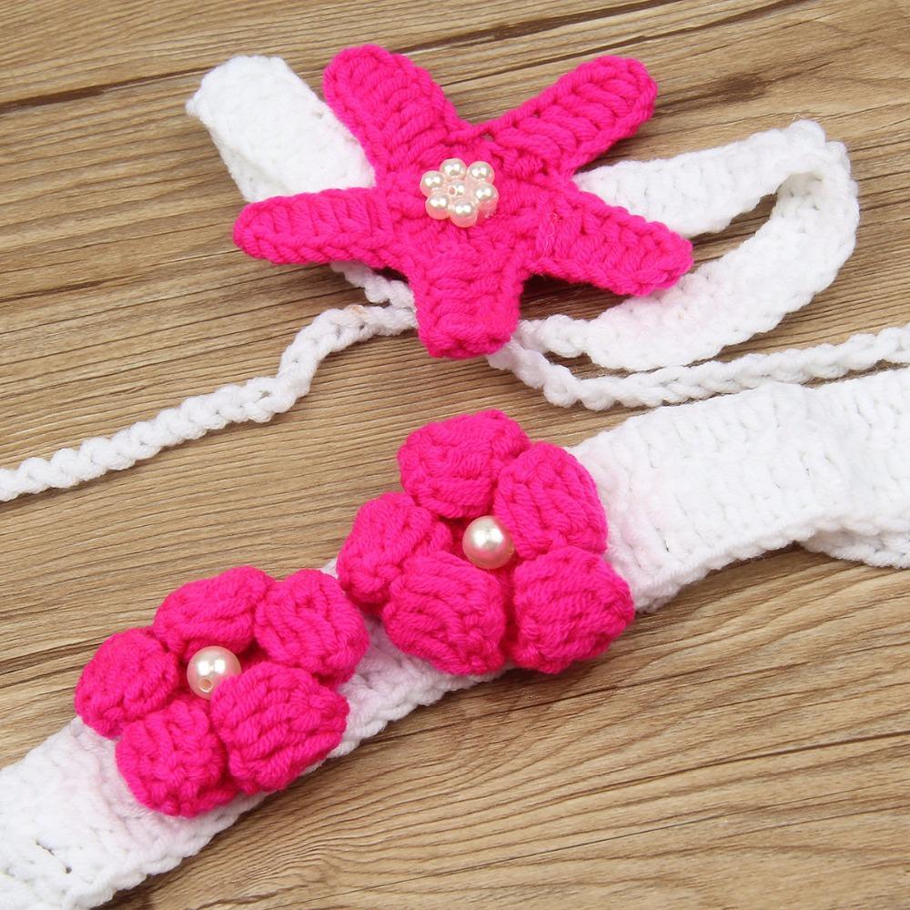 Bébé Chapeau Sirène Nouveau-né Accessoires Photographie Filles Bonnet Tricoté Crocheté Fait Main Design Princesse Moderne