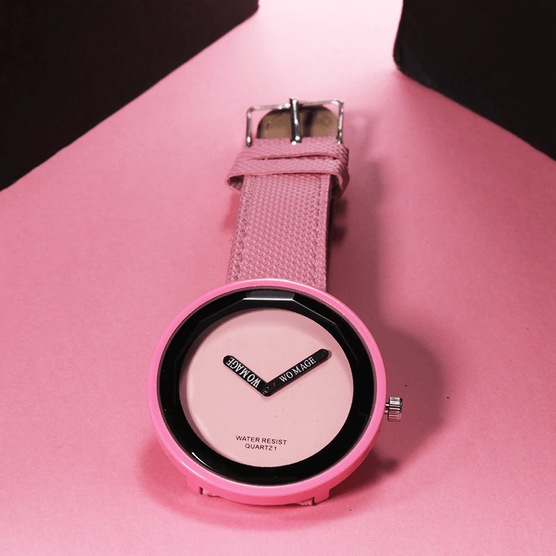 Montre en cuir pour femme et fille – Montre simple