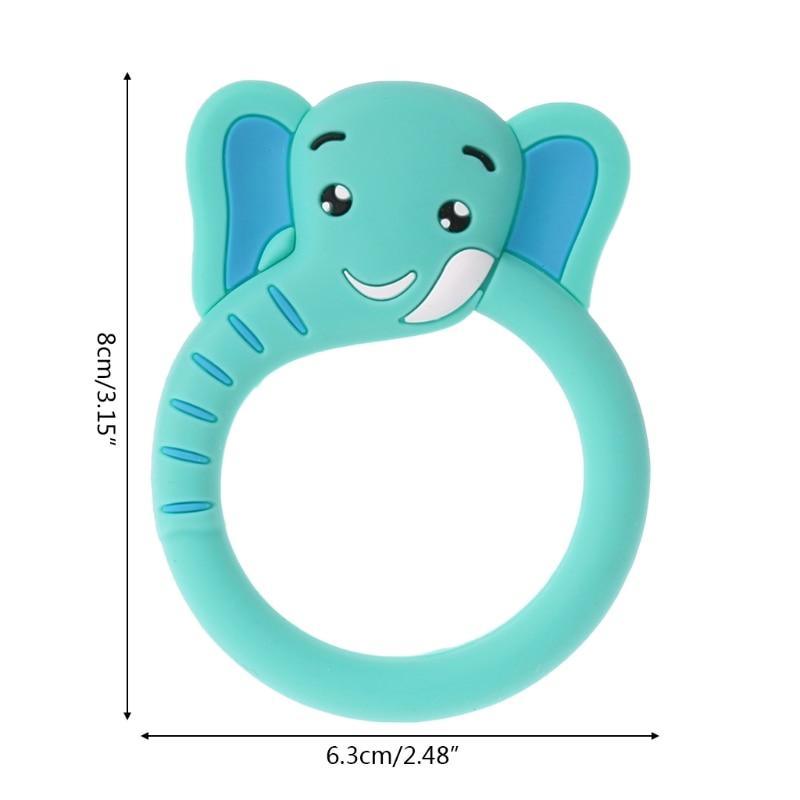 Sucette de dentition en silicone pour bébé, hochet de dentition en silicone sans BPA, jouets pour bébés et enfants
