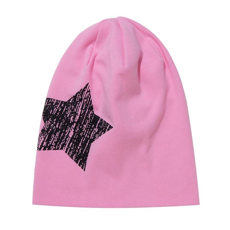 Bonnet et écharpe de bébé hip-hop avec étoile pour garçons et filles pour l'automne et l'hiver