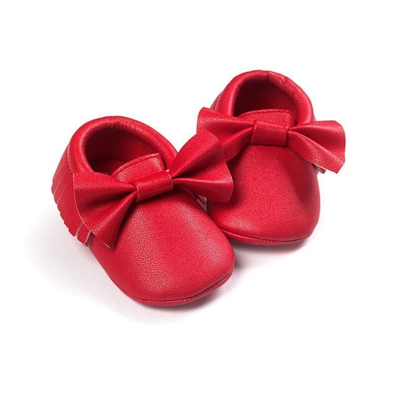 Chaussures Bébé Printemps Cuir PU Nouveau-nés Garçons Filles Premiers Pas Bébé 0-18 Mois