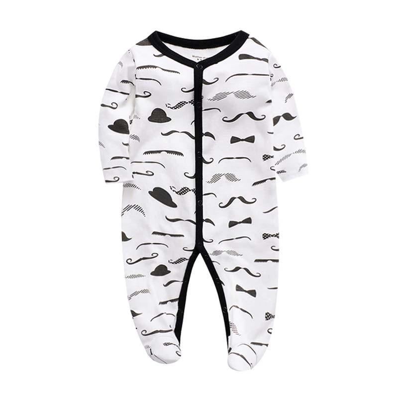 Gigoteuses modernes et colorées pour bébés garçons/filles, pyjamas pour nouveau-nés, barboteuses à manches longues pour enfants