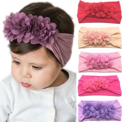 Bandeau bébé Bog Bow pour nouveau-né, nourrisson, enfant en bas âge, fille ou garçon, avec nœud uni, turban doux, bandeau à nœud pour filles
