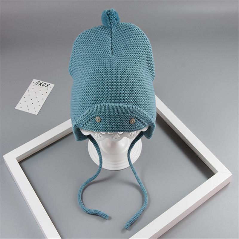 Joli bonnet à pompon pour bébé, casquettes en coton tricotées pour filles/garçons, bonnets à capuche en laine chaude, chapeaux pour tout-petits pour l'hiver