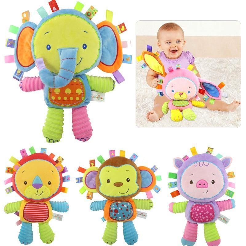 Jouets pour bébés Hochets Anneau de dentition doux en peluche Jouets éducatifs pour bébés et nourrissons