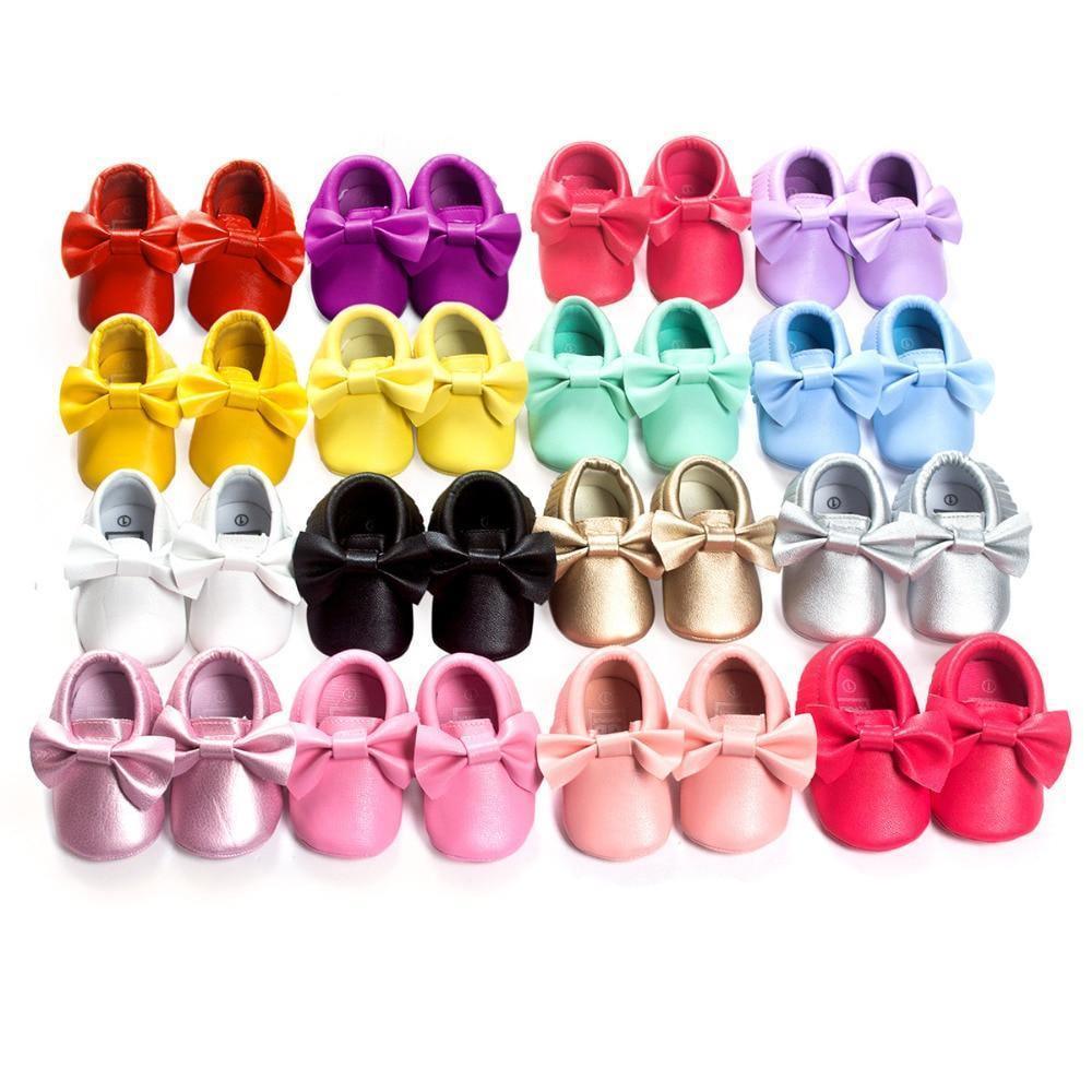 Chaussures Bébé Printemps Cuir PU Nouveau-nés Garçons Filles Premiers Pas Bébé 0-18 Mois