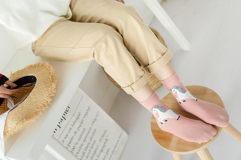 Lot de 5 paires de chaussettes bébé 100 % coton unisexe pour filles et garçons, douces et chaudes, motif dessin animé
