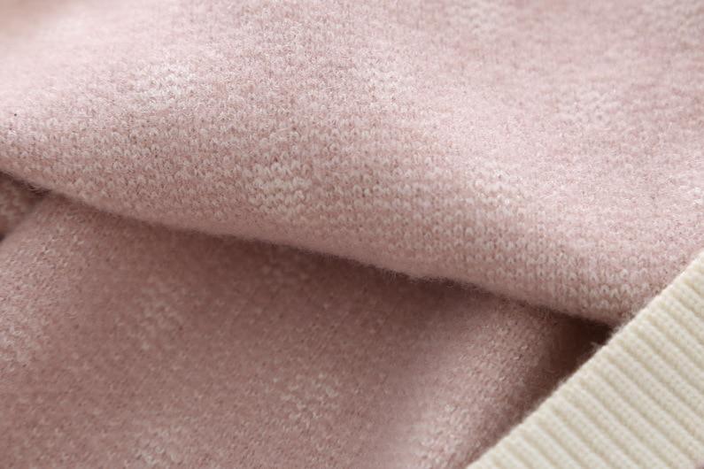 Vêtements tricotés chauds d'hiver en coton moderne pour bébés et tout-petits, hauts et robes pour filles