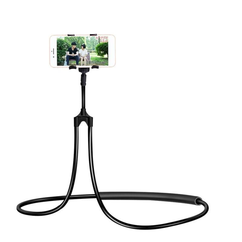 Support de téléphone portable universel flexible à suspendre au cou, support paresseux, support de lit à 360 degrés