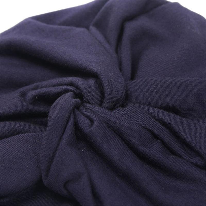 Chapeau Bébé Coton Doux Turban Nœud Fille Chapeau d'été Style Bohème Casquette Nouveau-né Enfant pour Filles