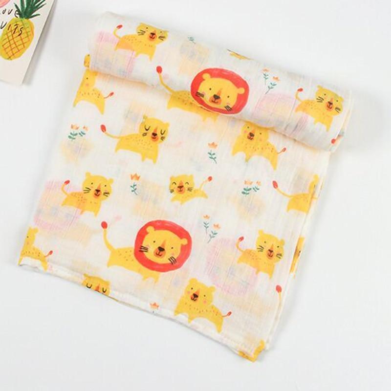 Lange d'emmaillotage multi-usage en bambou et coton pour bébé fille et garçon
