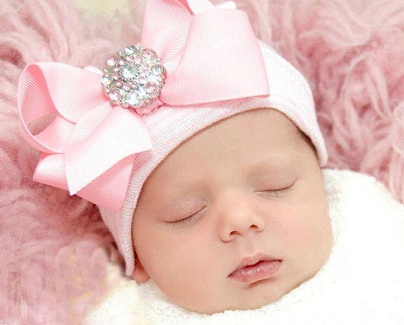 Joli nouveau bonnet confortable à nœud papillon pour bébé fille, au design élégant, bonnet de mode pour bébés