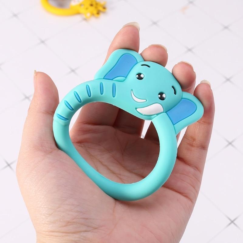 Sucette de dentition en silicone pour bébé, hochet de dentition en silicone sans BPA, jouets pour bébés et enfants