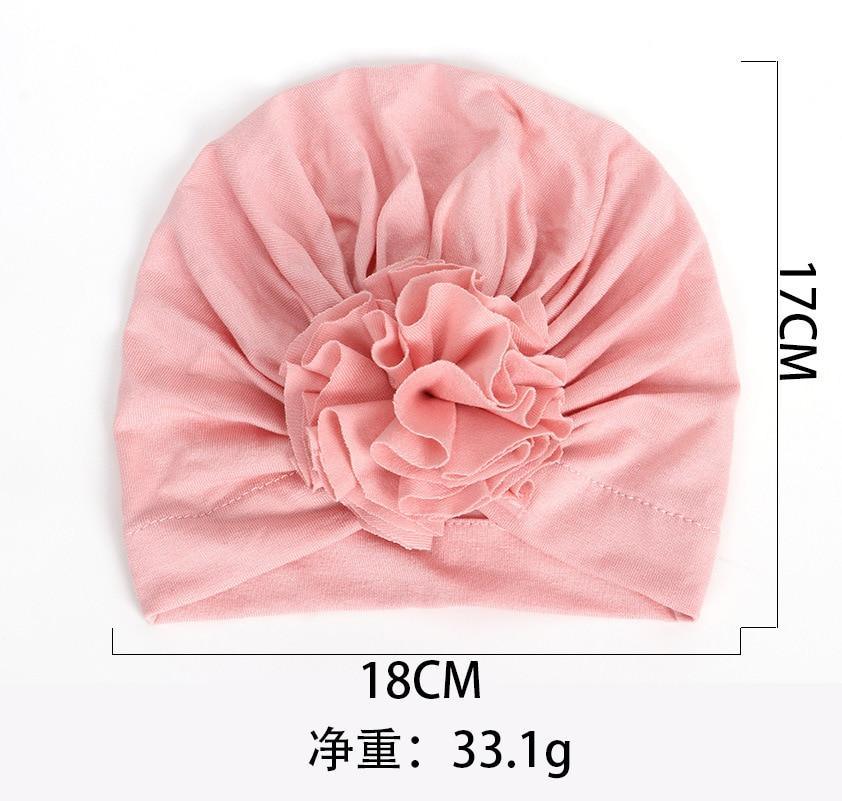 Nouveau Chapeau de Bébé Fleur Élégant Mode Nouveau-né Élastique Turban pour Filles au Design Moderne