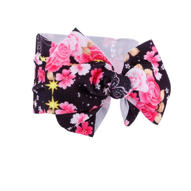 Bandeau Cheveux Bébé Fille Garçon Nouveau-né Nœud Turban Doux et Coloré pour Enfants