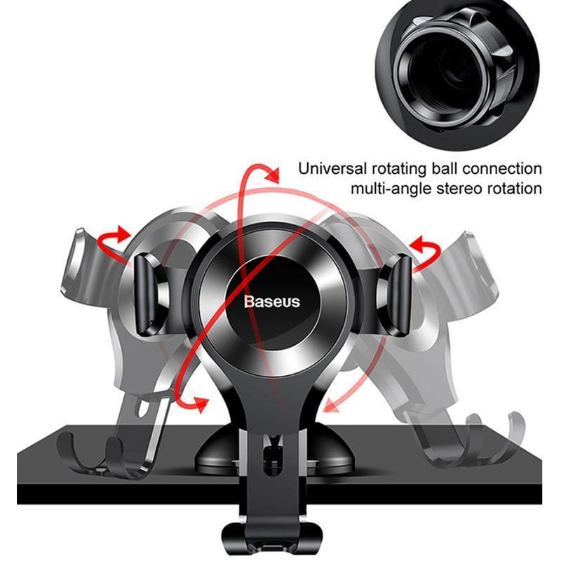 Support de téléphone de voiture puissant à gravité, ventouse solide, support de téléphone de voiture, support de téléphone automatique
