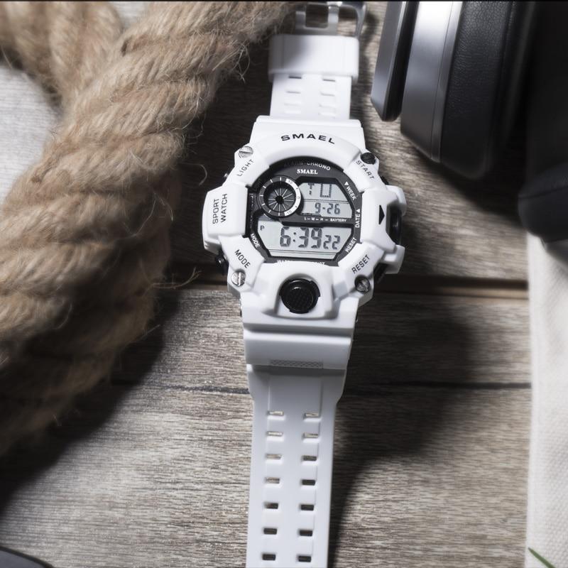 Montres numériques de sport étanches 50 m pour hommes avec date automatique relogio masculino Montre unisexe de sport militaire de l'armée